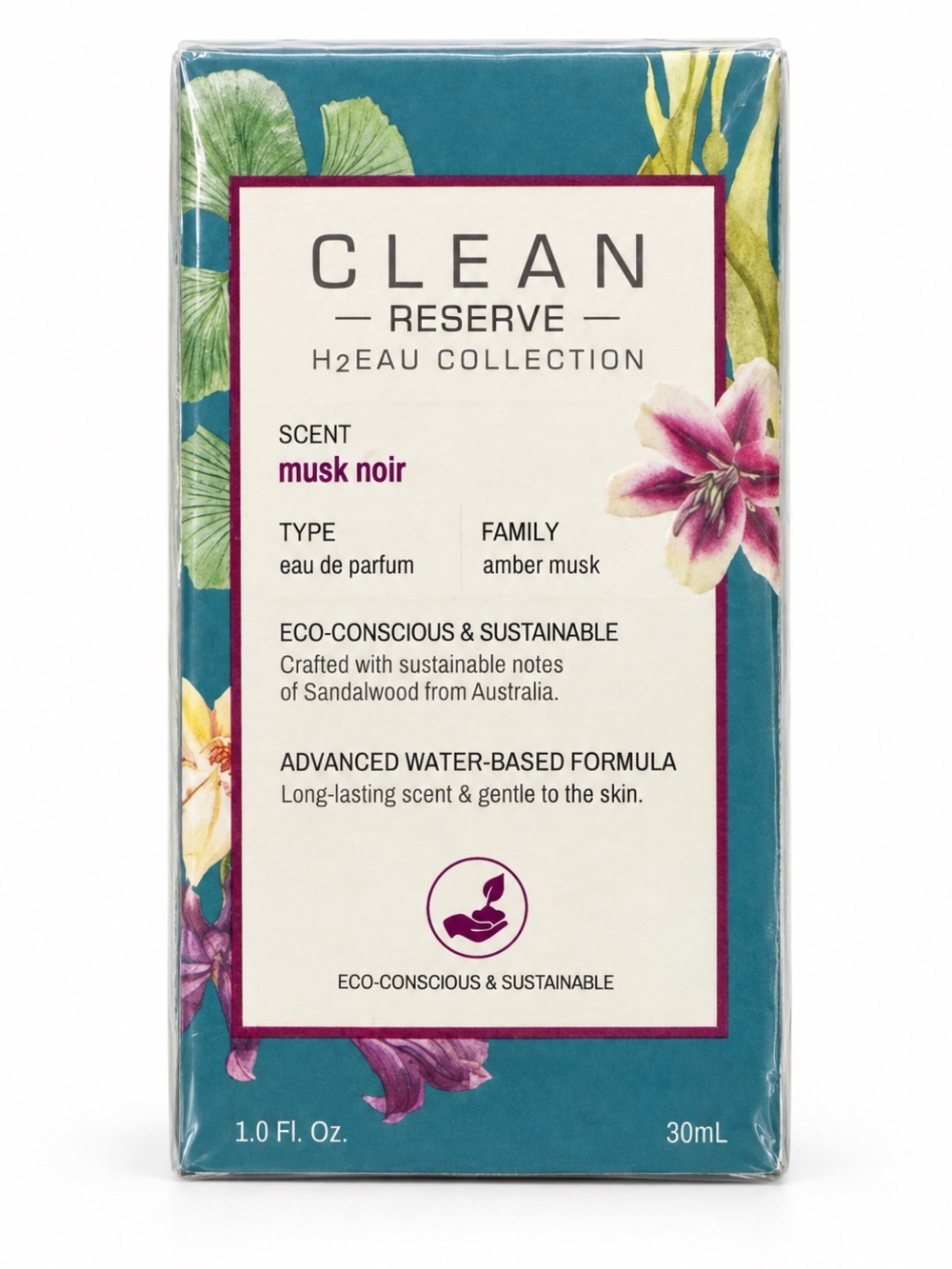 CLEAN Reserve H2EAU Musk Noir EDP 30ml BRAND NEW/SEALED - Picture 3 of 4